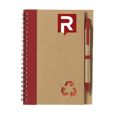 Logotrade promotional giveaway image of: Recycle Note-L Paper notebook