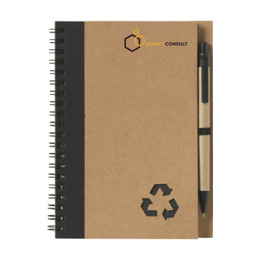 Logotrade promotional product picture of: Recycle Note-L Paper notebook