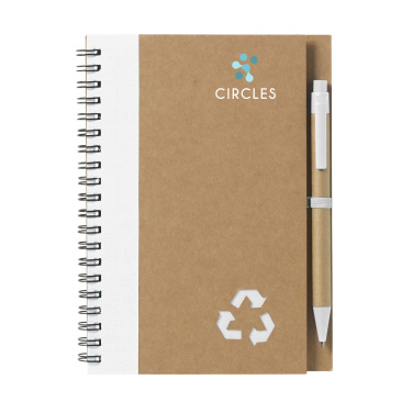 Logotrade promotional product picture of: Recycle Note-L Paper notebook