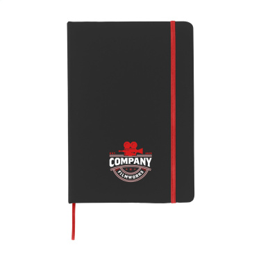 Logo trade promotional merchandise image of: BlackNote A5 Paper notebook