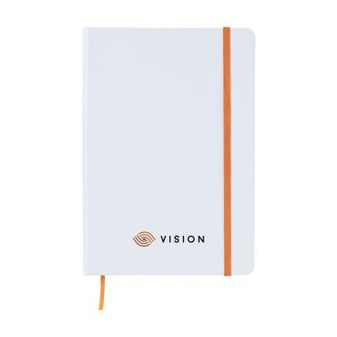 Logo trade promotional giveaways image of: WhiteNote A5 Paper notebook