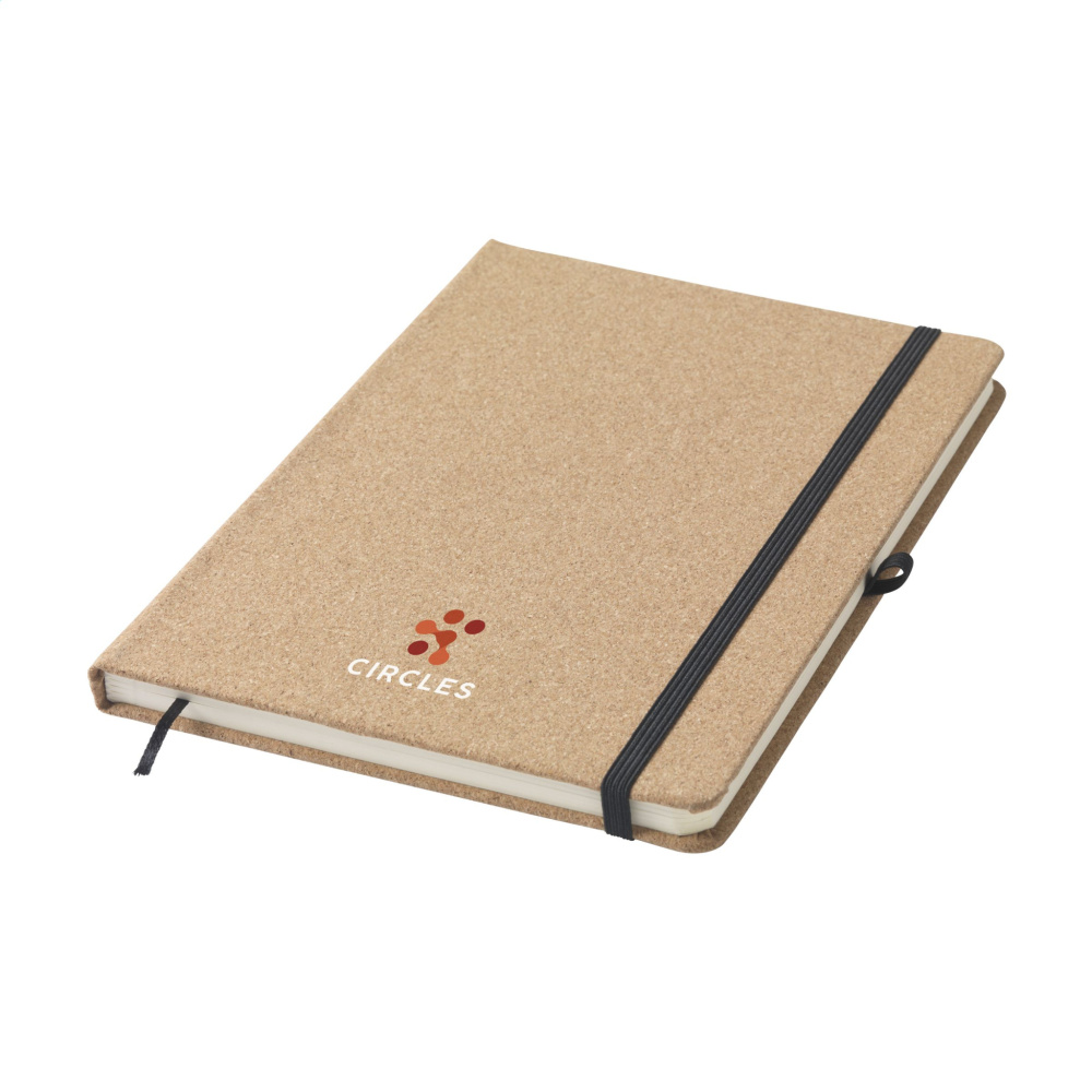 Logo trade promotional items picture of: CorkNote A5 Paper notebook