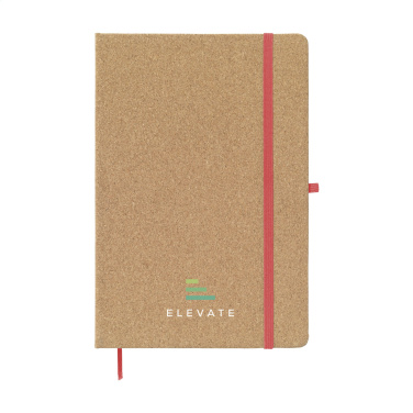 Logo trade promotional giveaways picture of: CorkNote A5 Paper notebook