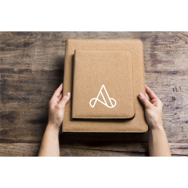 Logo trade promotional gifts image of: Eco Conference Cork A5 document folder