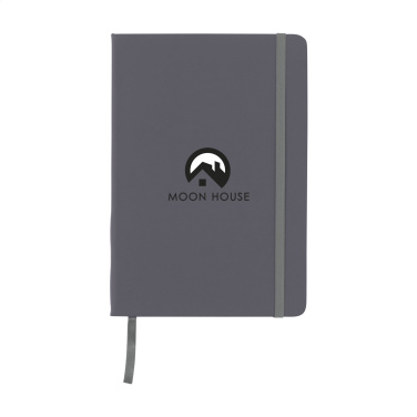 Logo trade business gifts image of: BudgetNote A5 Lines Paper Notebook