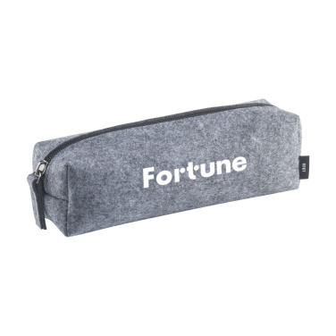 Logotrade corporate gift image of: Pencil Case GRS RPET Felt