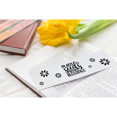 Logotrade promotional giveaway image of: Seed Paper Bookmark