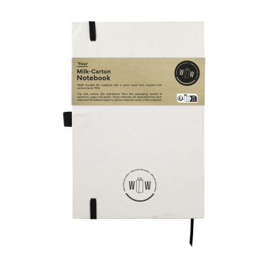 Logotrade promotional product picture of: Milk-Carton Paper Notebook A5