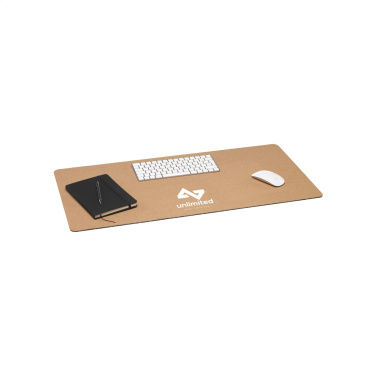 Logo trade promotional merchandise picture of: Faro Cork Deskpad