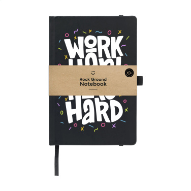 Logo trade promotional merchandise photo of: Rock Ground Paper Notebook A5