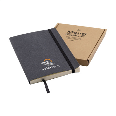 Logotrade corporate gifts photo of: Monti Recycled Leather - Paper Notebook A5