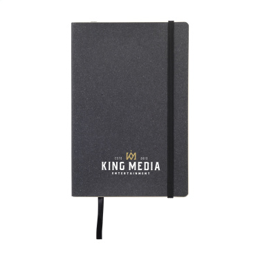 Logotrade promotional merchandise image of: Monti Recycled Leather - Paper Notebook A5