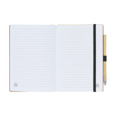 Logotrade business gift image of: BambooPlus Paper Notebook A5 - Inkless Pen