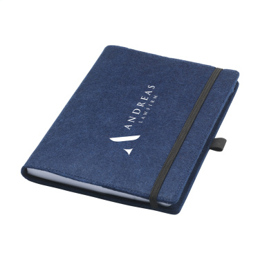 Logo trade promotional giveaways picture of: Felty GRS RPET Paper Notebook A5