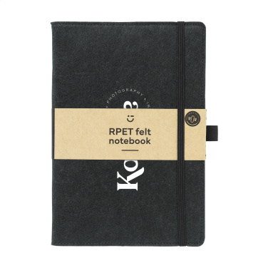 Logotrade advertising products photo of: Felty GRS RPET Paper Notebook A5