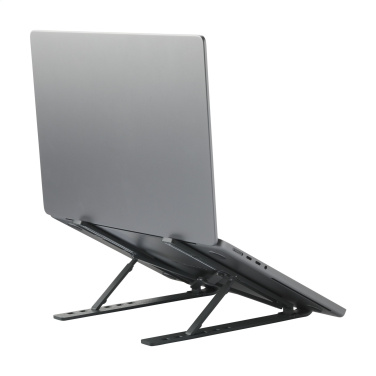 Logo trade promotional merchandise picture of: Standby GRS Recycled Alu Laptop Stand