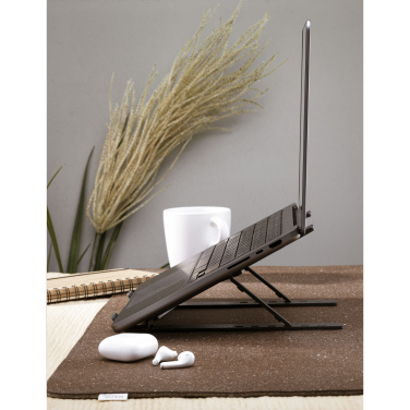 Logo trade corporate gifts picture of: Standby GRS Recycled Alu Laptop Stand