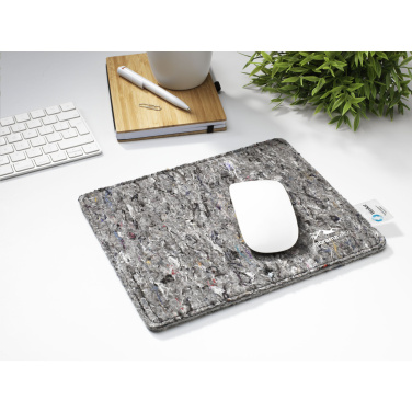 Logotrade promotional giveaway image of: Wolkat Tangier Recycled Textile Mousepad