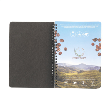 Logo trade promotional items picture of: Coffee Paper Notebook Wire-O A5