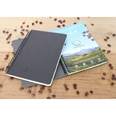 Logo trade promotional gifts image of: Coffee Paper Notebook Wire-O A5