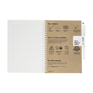 Logotrade promotional item picture of: MOYU Erasable Stone Paper Notebook CraftCover 18 pages