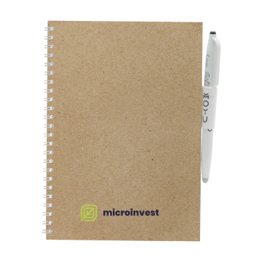 Logotrade promotional products photo of: MOYU Erasable Stone Paper Notebook CraftCover 18 pages