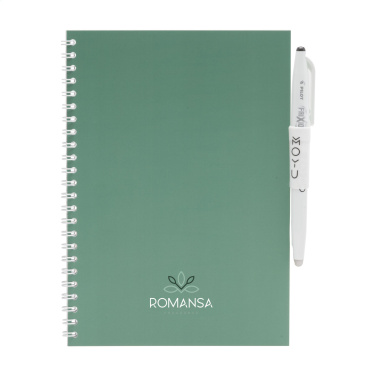 Logo trade promotional merchandise image of: MOYU Erasable Stone Paper Notebook SoftCover 18 pages