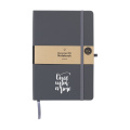 Recycled GRS PU Paper Notebook A5, grey