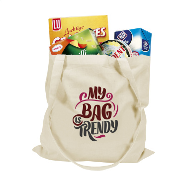 Logo trade advertising products image of: ShoppyBag (135g/m²) long handles cotton bag