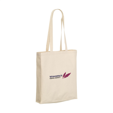 Logo trade promotional gifts picture of: Natural Square Bag (165 g/m²) cotton bag