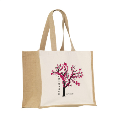 Logo trade promotional giveaway photo of: Jute Canvas Shopper (320 g/m²) bag