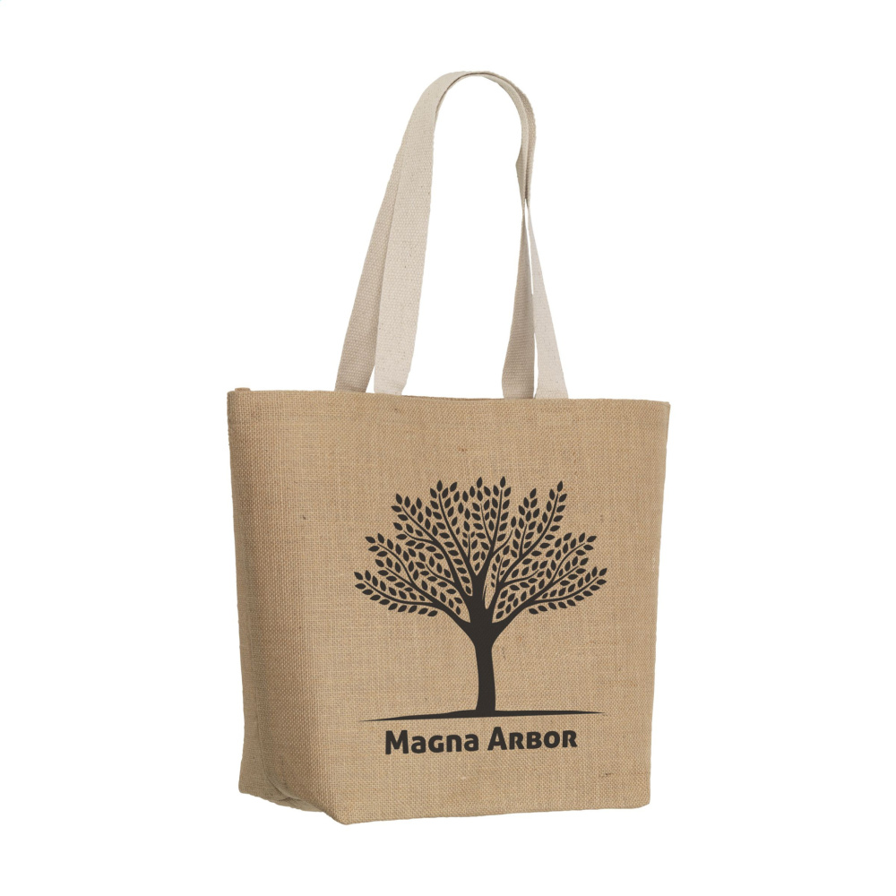 Logo trade promotional gifts image of: Elegance Bag jute shopper