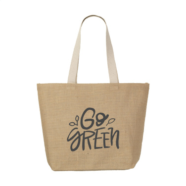 Logo trade business gifts image of: Elegance Bag jute shopper