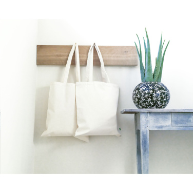 Logo trade promotional giveaways image of: Organic Cotton GOTS Shopper (140 g/m²) bag