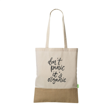 Logotrade advertising product image of: Combi Organic Shopper (160 g/m²) bag