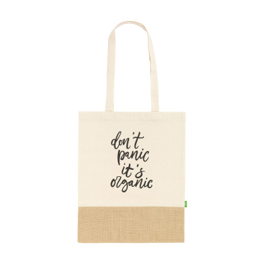 Logotrade promotional giveaway picture of: Combi Organic Shopper (160 g/m²) bag