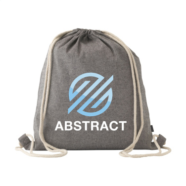 Logotrade promotional product image of: GRS Recycled Cotton PromoBag (180 g/m²) backpack