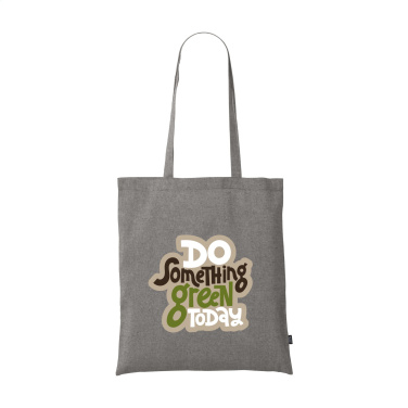 Logo trade promotional products image of: GRS Recycled Cotton Shopper (180 g/m²) bag