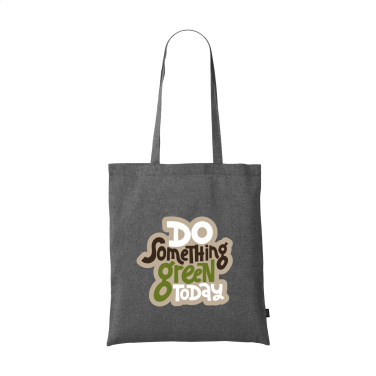 Logotrade advertising products photo of: GRS Recycled Cotton Shopper (180 g/m²) bag