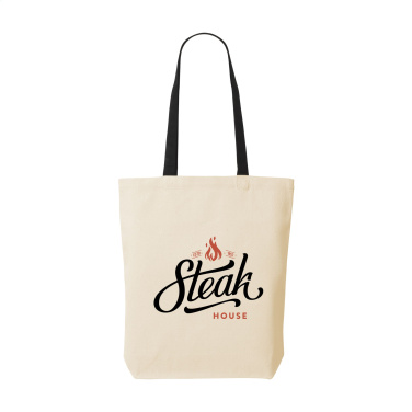 Logo trade business gifts image of: Canvas Shoppy Colour (220 g/m²) bag