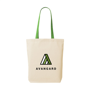 Logo trade promotional gifts image of: Canvas Shoppy Colour (220 g/m²) bag