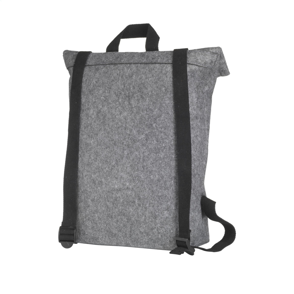 Logo trade promotional items image of: Nolan GRS RPET Felt backpack