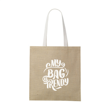 Logo trade promotional merchandise picture of: Madrid Jute Shopper bag