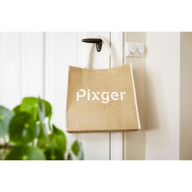 Logo trade promotional items image of: Gerona Jute Shopper bag