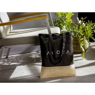 Logotrade corporate gift image of: Combi Organic Shopper (160 g/m²) bag