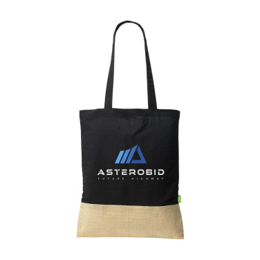 Logo trade promotional items image of: Combi Organic Shopper (160 g/m²) bag