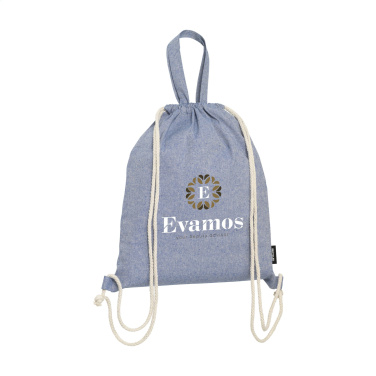 Logotrade advertising product image of: GRS Recycled Cotton PromoBag Plus (180 g/m²) backpack