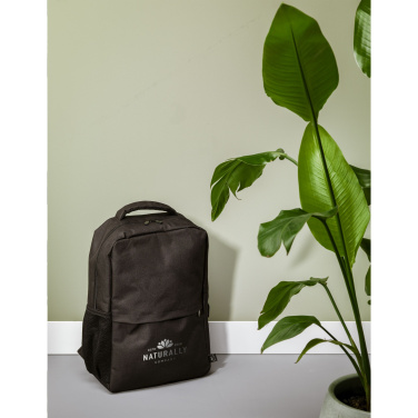 Logo trade promotional giveaways picture of: Finley GRS RPET Laptop Backpack