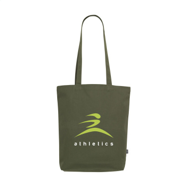 Logo trade promotional gifts picture of: GRS Recycled Canvas Bag Colour (260 g/m²)