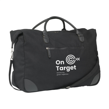 Logo trade promotional gift photo of: Denver Duffle Recycled Canvas travelling bag